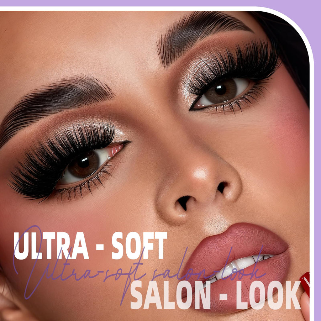 B&Q Lash Clusters Kit 280PCS Ultra Soft 70D+90D D Curl DIY Lash Extension Kit