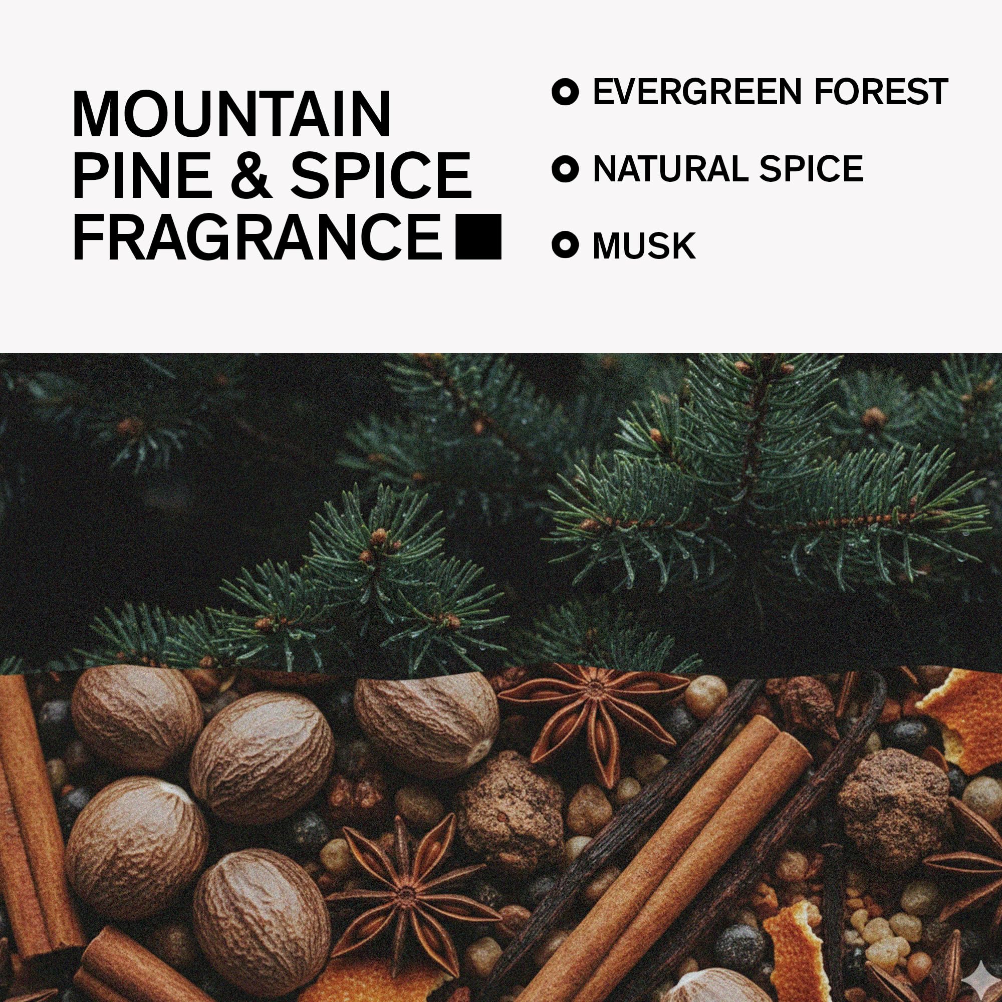 Bravo Sierra Aluminum-Free Deodorant for Men | 3-Pack Mountain Pine & Spice