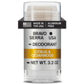 Bravo Sierra Aluminum-Free Deodorant for Men | Citrus & Cedarwood, 3.2 oz | Long-Lasting Odor & Sweat Protection