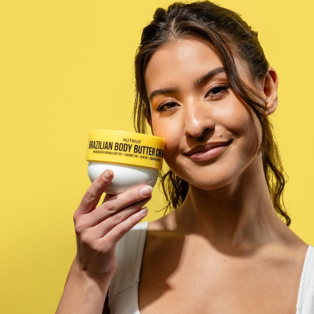 Brazilian Body Butter Cream 3-Pack – Deep Hydration with Cupuaçu Butter
