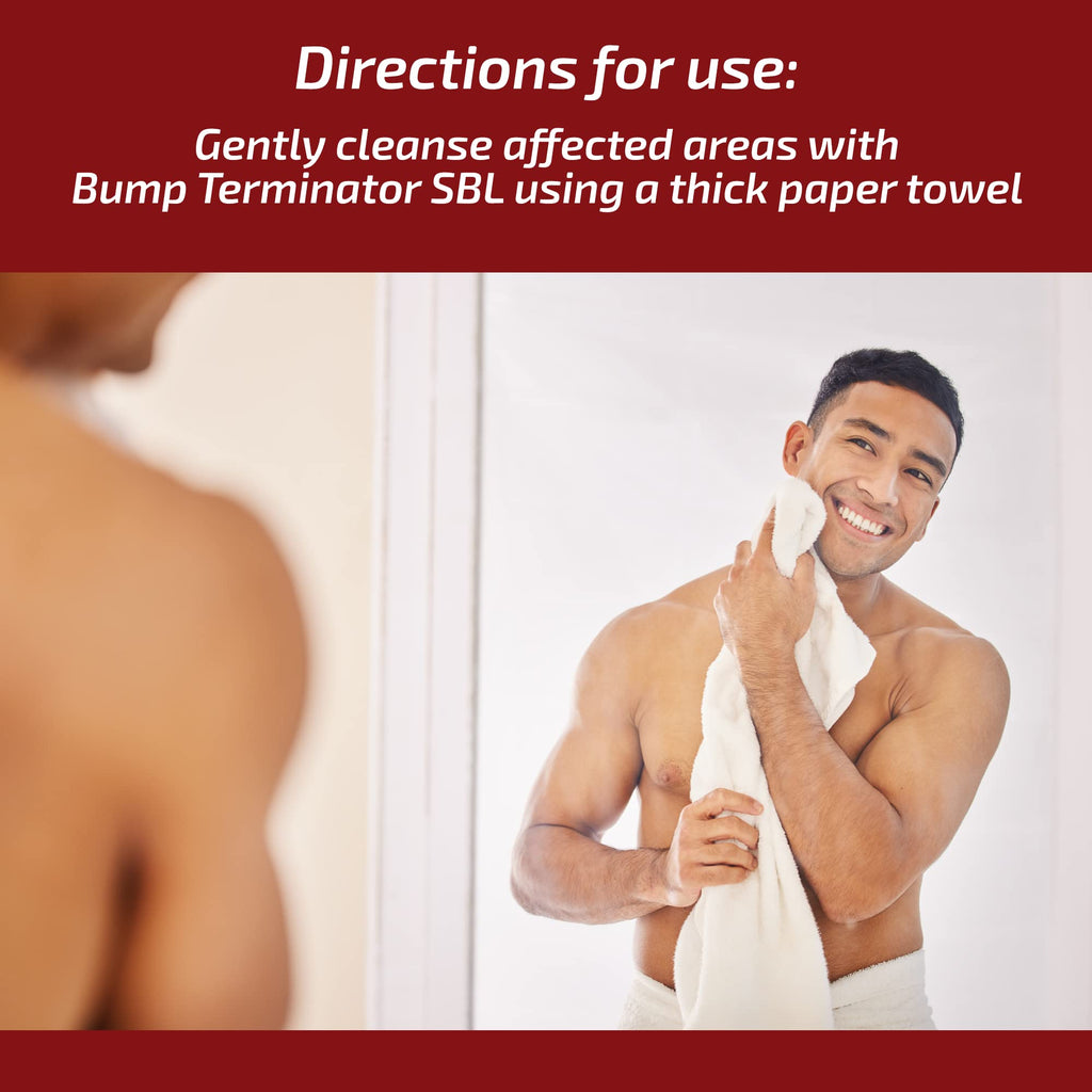 BREEJ Bump Terminator Alcohol-Free Razor Bump Lotion Pack of 2, 4 fl oz