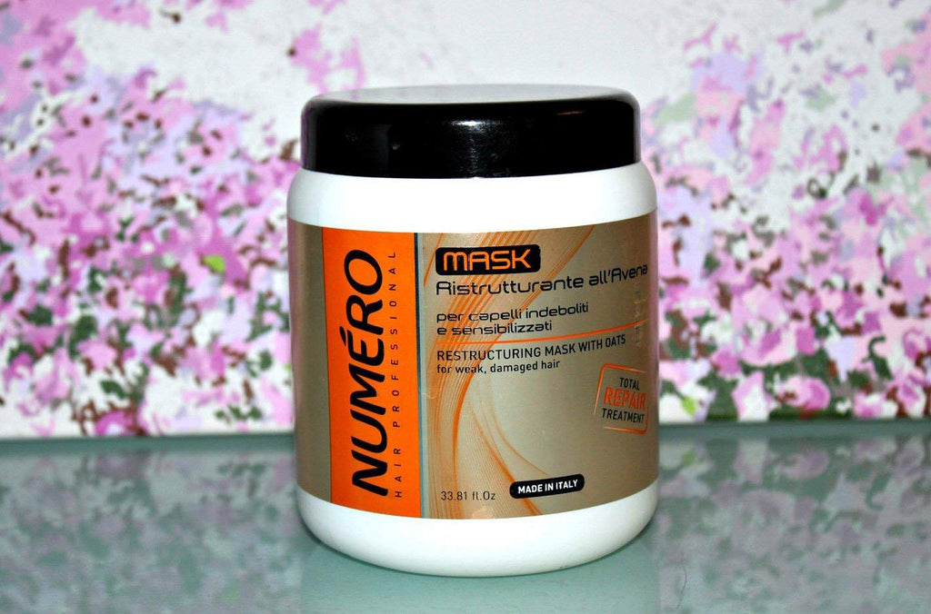 BRELIL Numero Restructuring Cream Mask with Oat Extracts – 1000 ml