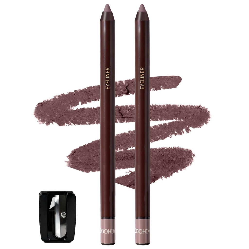 Brenqe Plum Gel Eyeliner Pencil 2PCS – Waterproof & Smudge-Proof