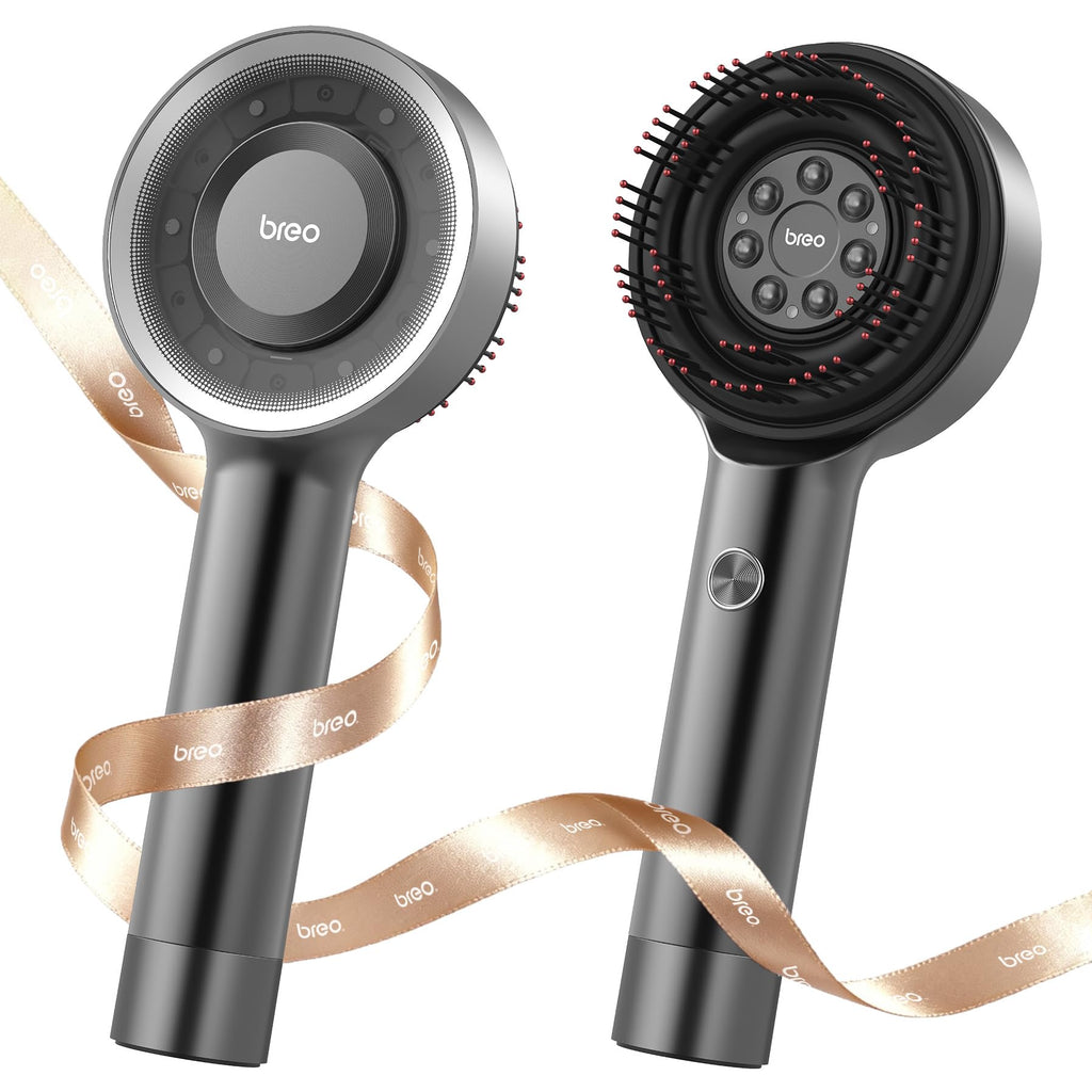 Breo Scalp 3L Laser Hair Growth Comb – 650nm Infrared, 360° Scalp Massage, Waterproof