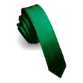 Bright Green Skinny Silk Tie