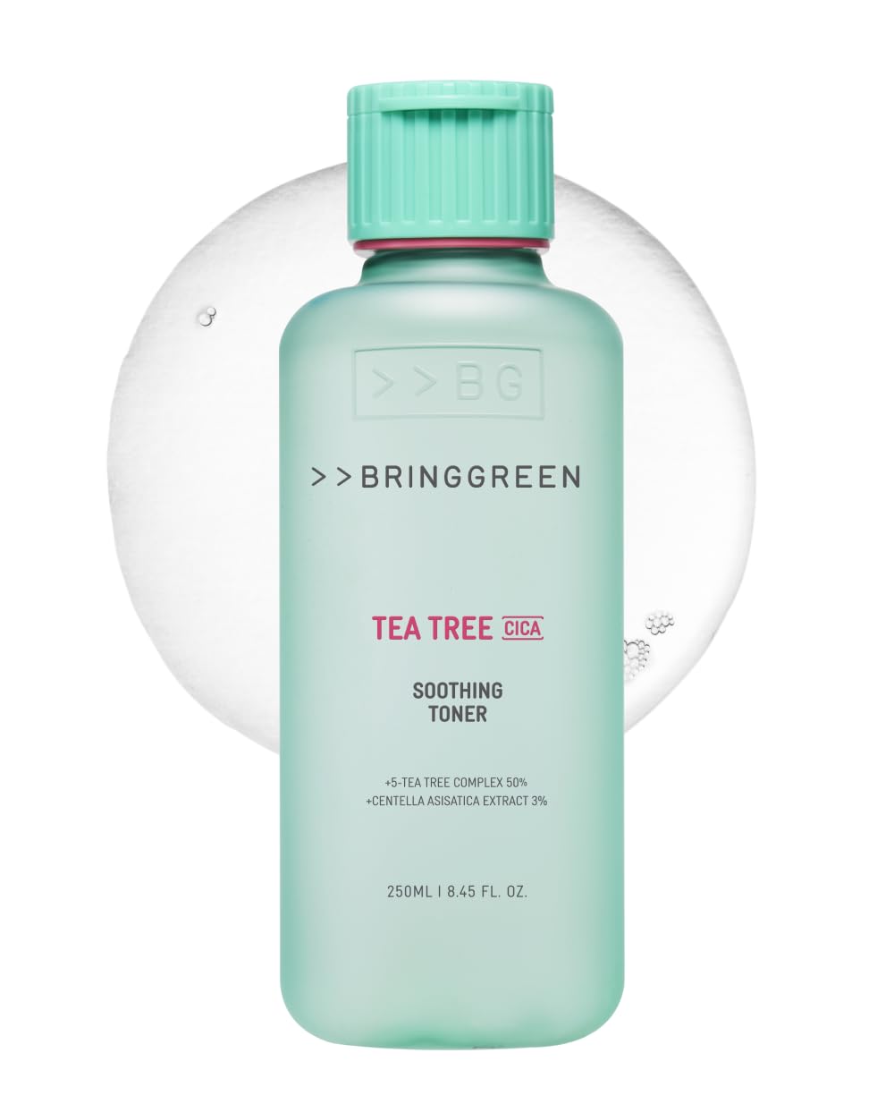 BRING GREEN Tea Tree CICA Toner – Soothing, Hydrating Daily Toner (8.5 fl oz / 250 ml)