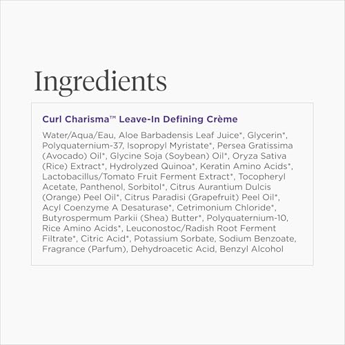Briogeo Curl Charisma Rice Amino + Avocado Leave-In Defining Crème – Hydrating Curl Styler, Vegan & Cruelty-Free, 2 oz