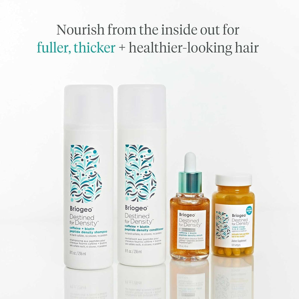 Briogeo Destined For Density Caffeine + Biotin Peptide Shampoo & Conditioner Set — Thickening, Vegan & Cruelty-Free