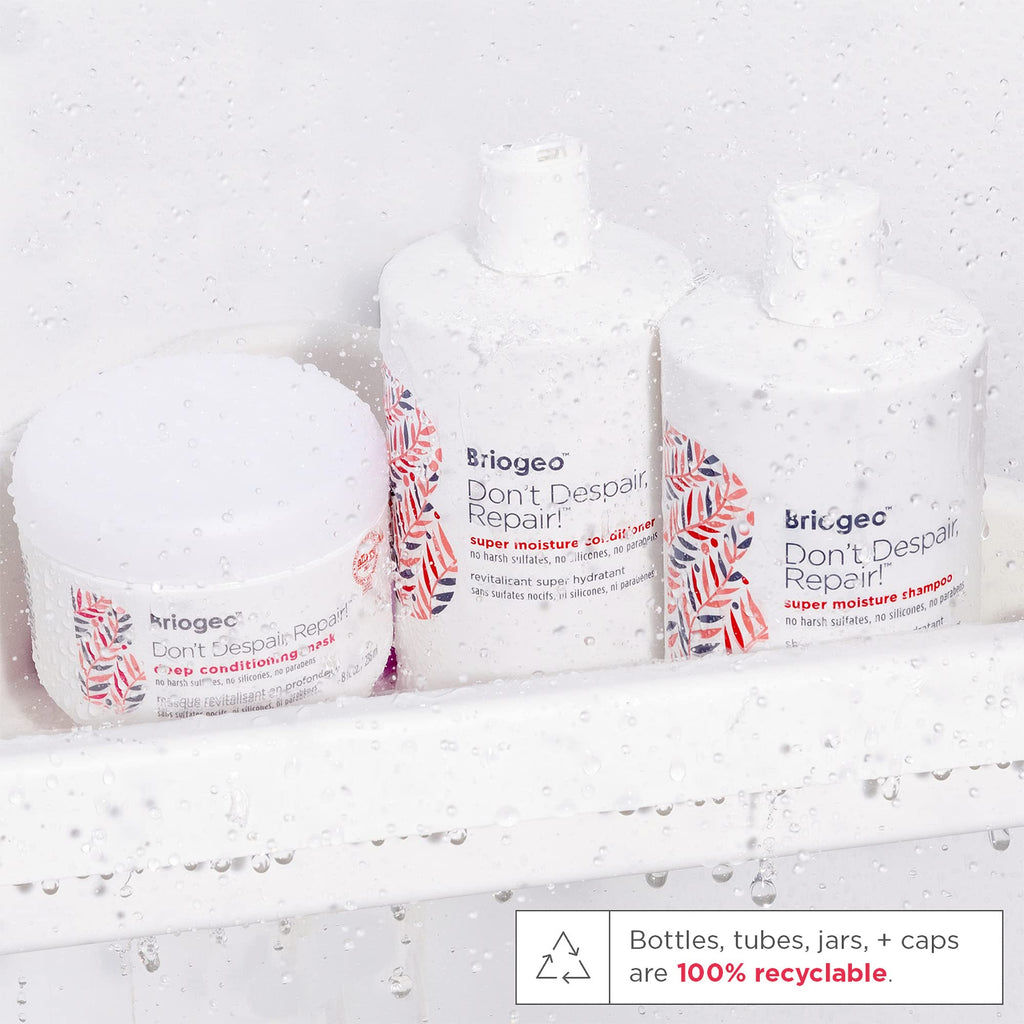 Briogeo Don't Despair, Repair! Super Moisture Shampoo for Dry, Damaged Hair | Vegan & Cruelty-Free