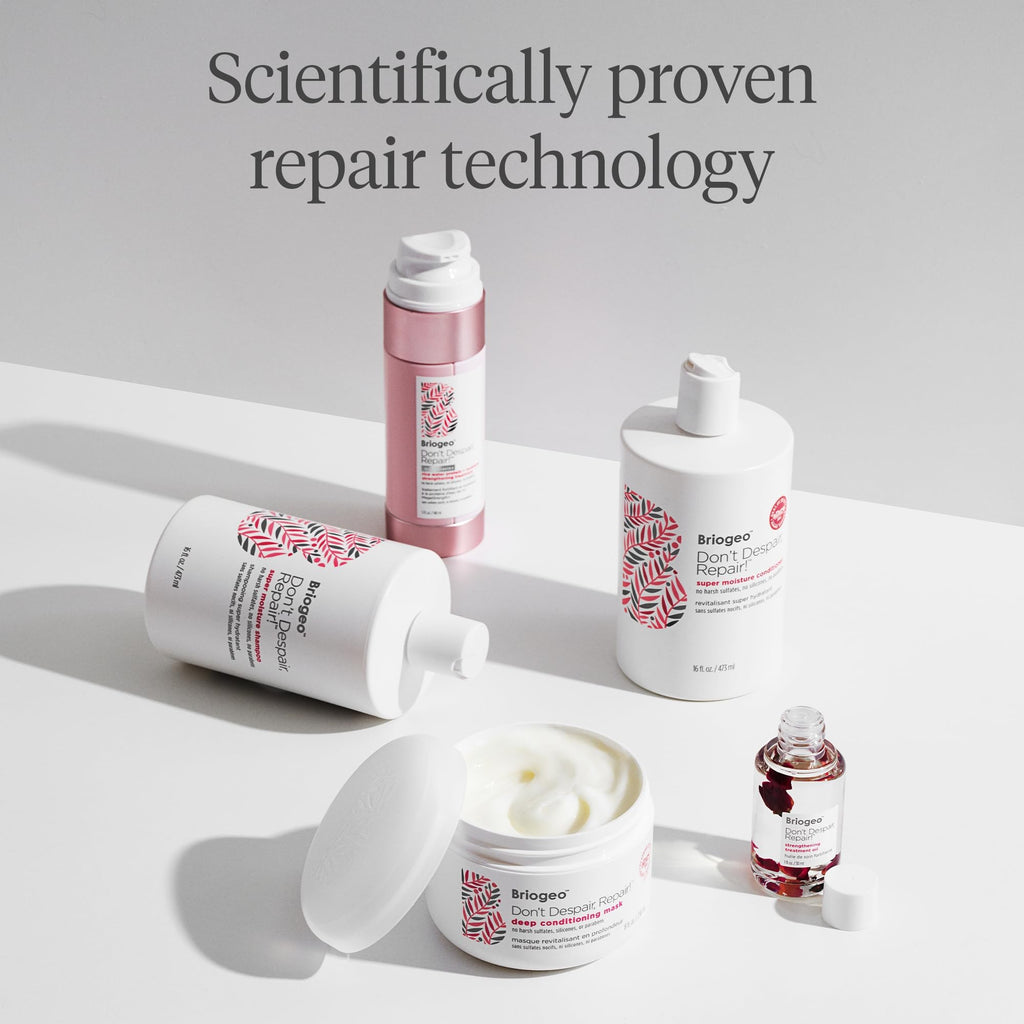 Briogeo Don't Despair, Repair! Super Moisture Shampoo for Dry, Damaged Hair | Vegan & Cruelty-Free