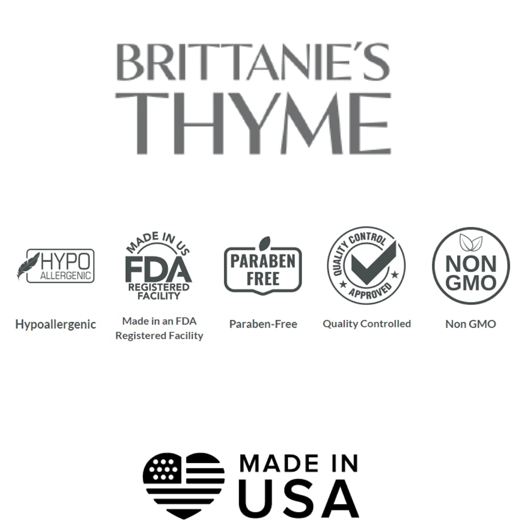 Brittanie's Thyme Pure Organic Castile Soap Refill with Frankincense — 1 Gallon | Vegan, Gluten-Free, Non-GMO