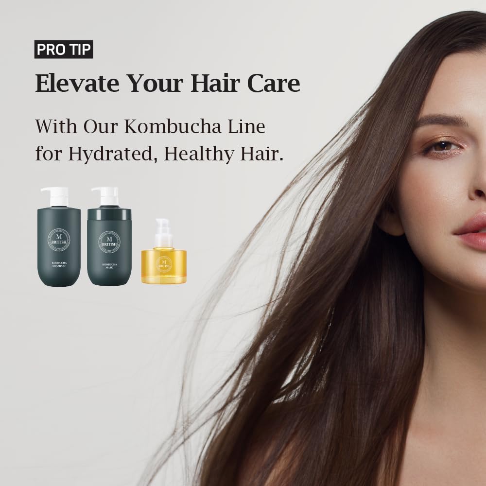 BRITISH M Annatto Hair Oil – Frizz-Free Shine, Deep Hydration, UV Protection for All Hair Types