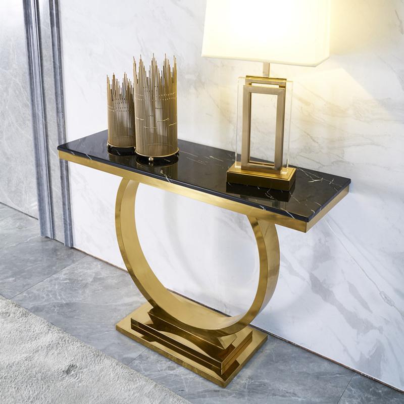 Brody Console Table, Black