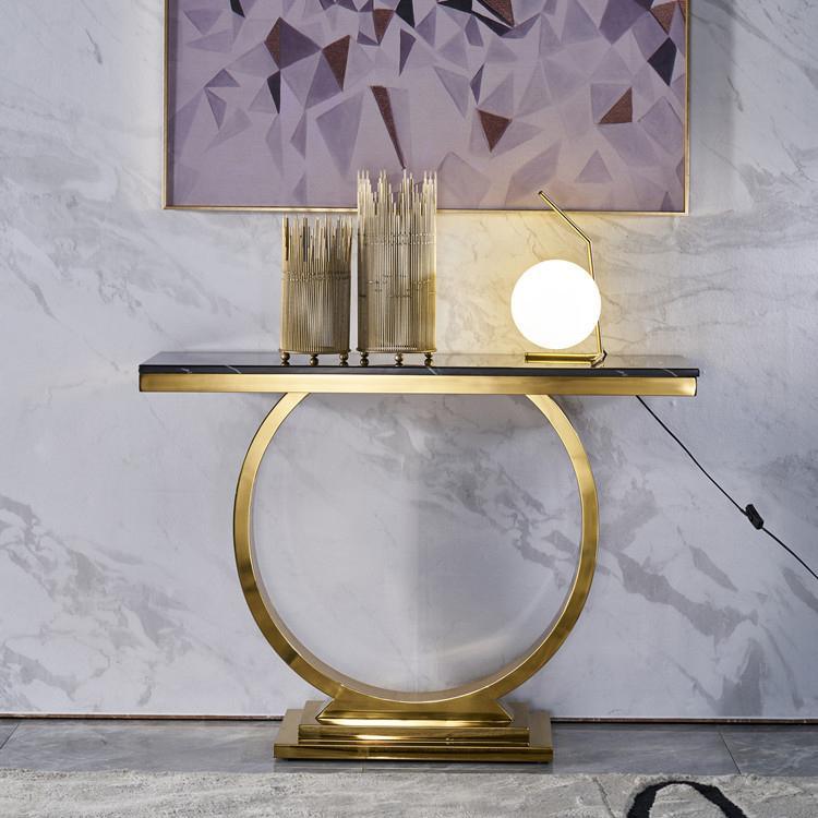 Brody Console Table, Black