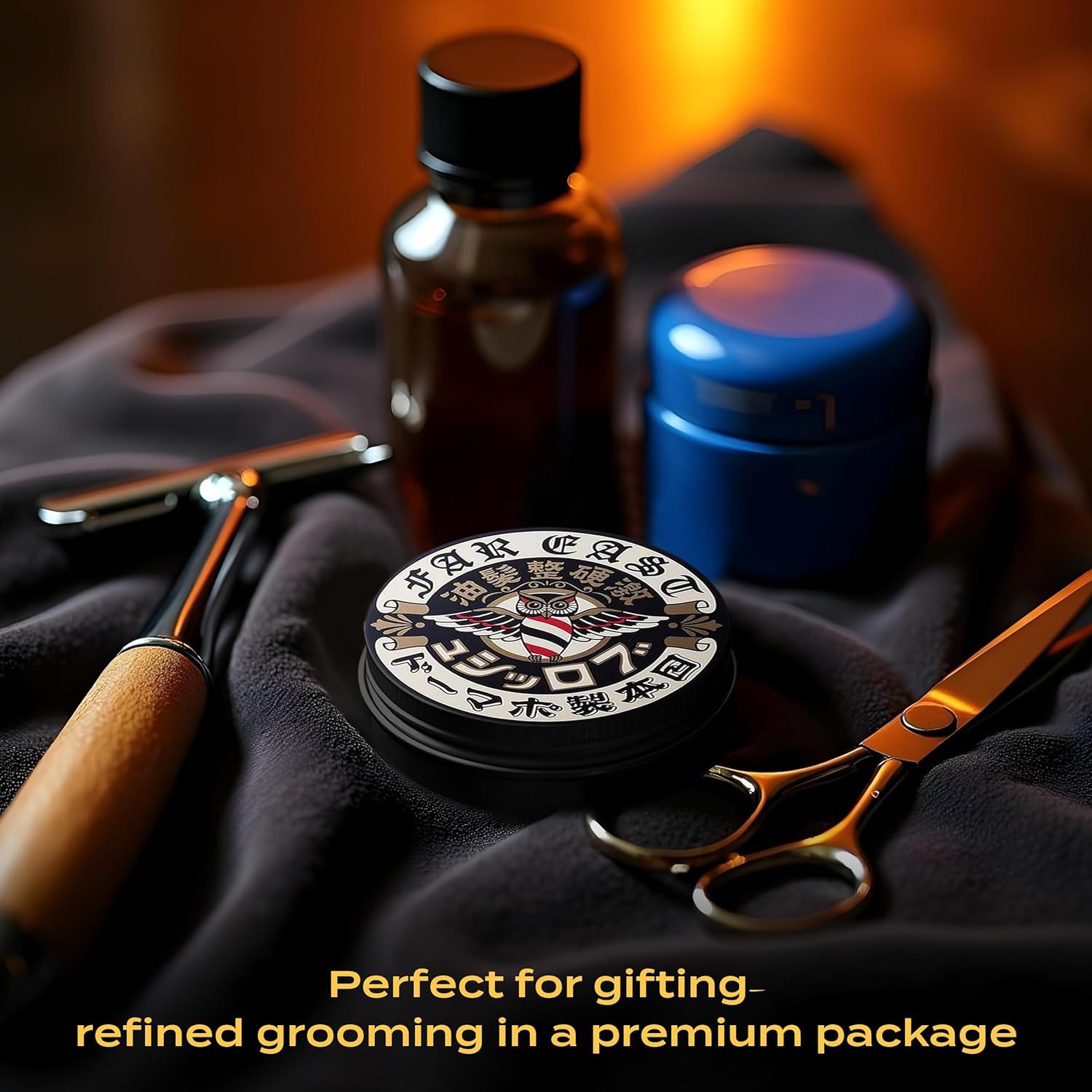 BROSH Far East Hard Pomade – Water-Based, Extra Firm Hold, Medium Shine | Humidity-Resistant Grooming
