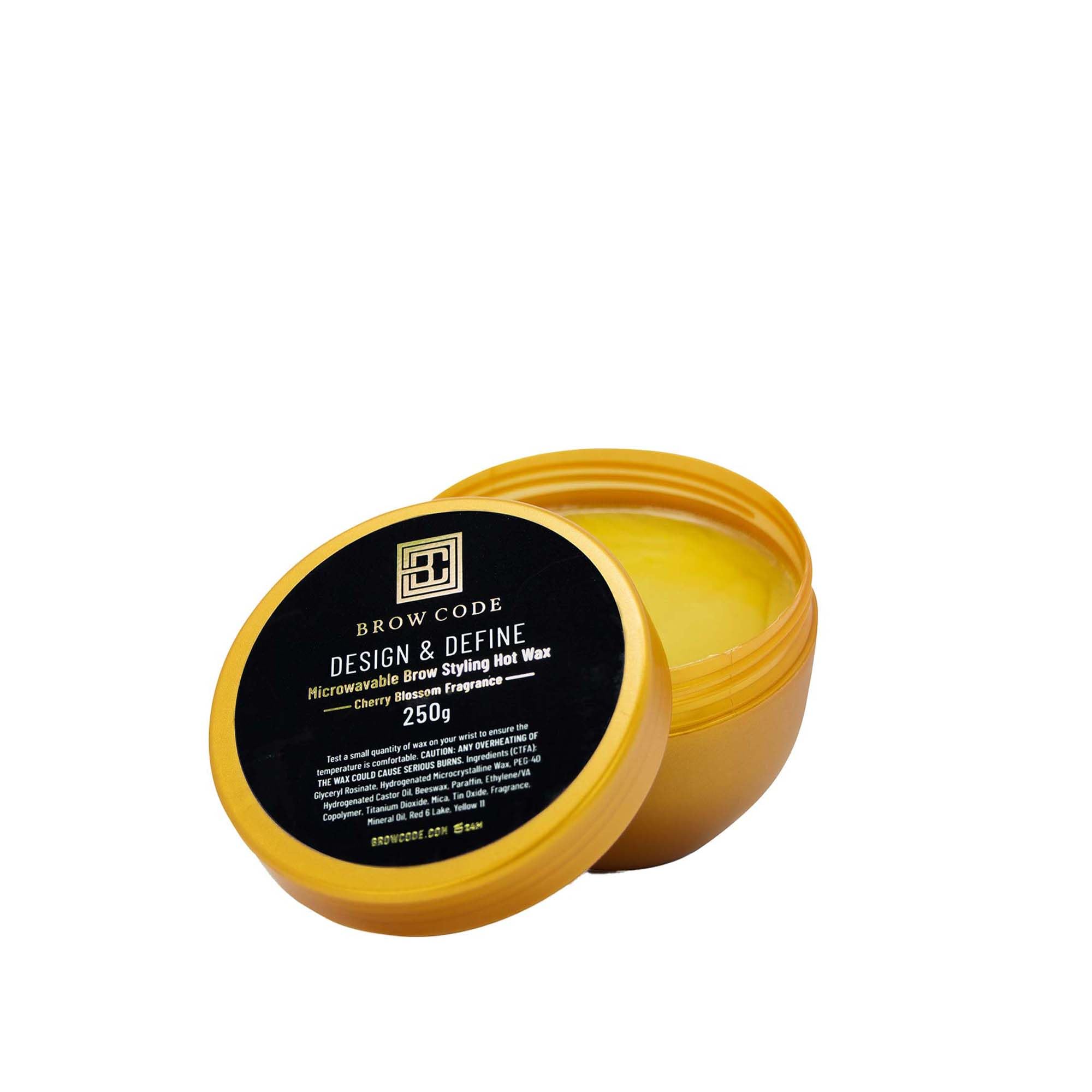 Brow Code DESIGN & DEFINE Microwavable Eyebrow Wax Pot – Compact 25g