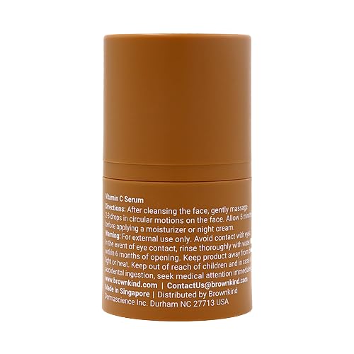 brownkind Vitamin C Serum – Lightweight, Fast-Absorbing Radiance for Melanin-Rich Skin | 30ml