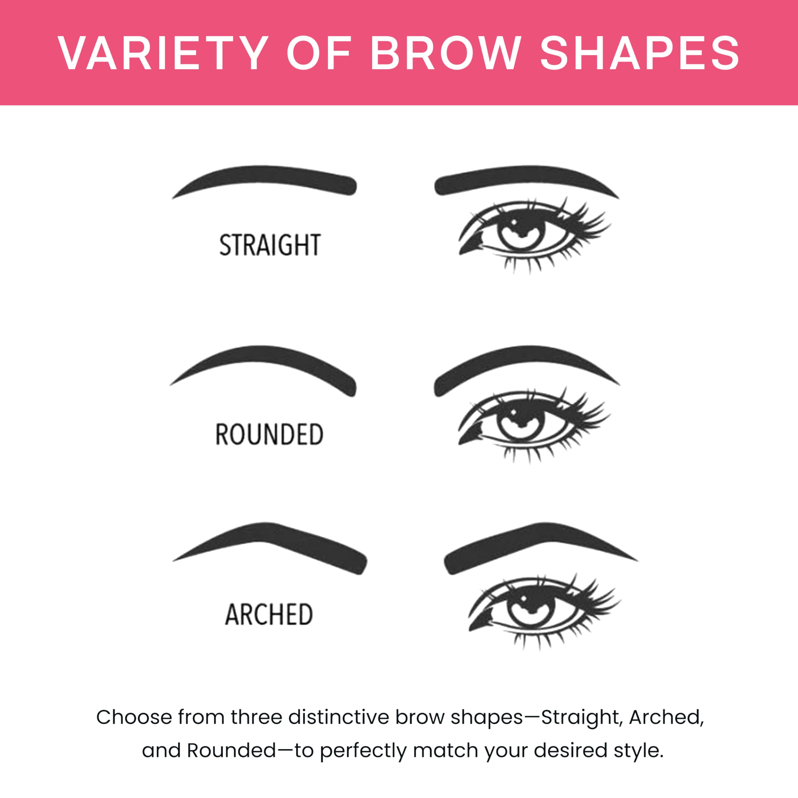 BrowPro Eyebrow Stamp (Official) Simone Powder Seal – Natural Light Brown, Waterproof