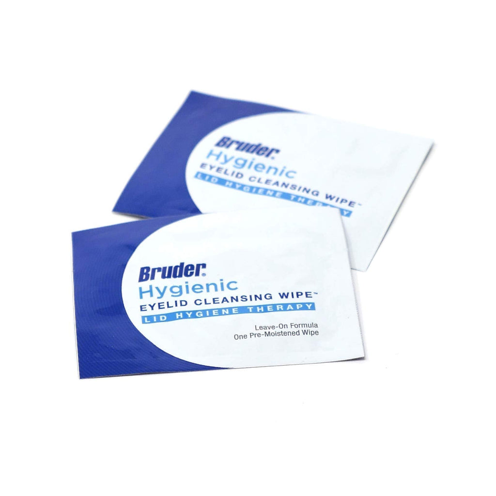 Bruder Eyelid Cleansing Wipes – Rinse-Free, Unscented, Hypoallergenic 3-Pack (90 Wipes)