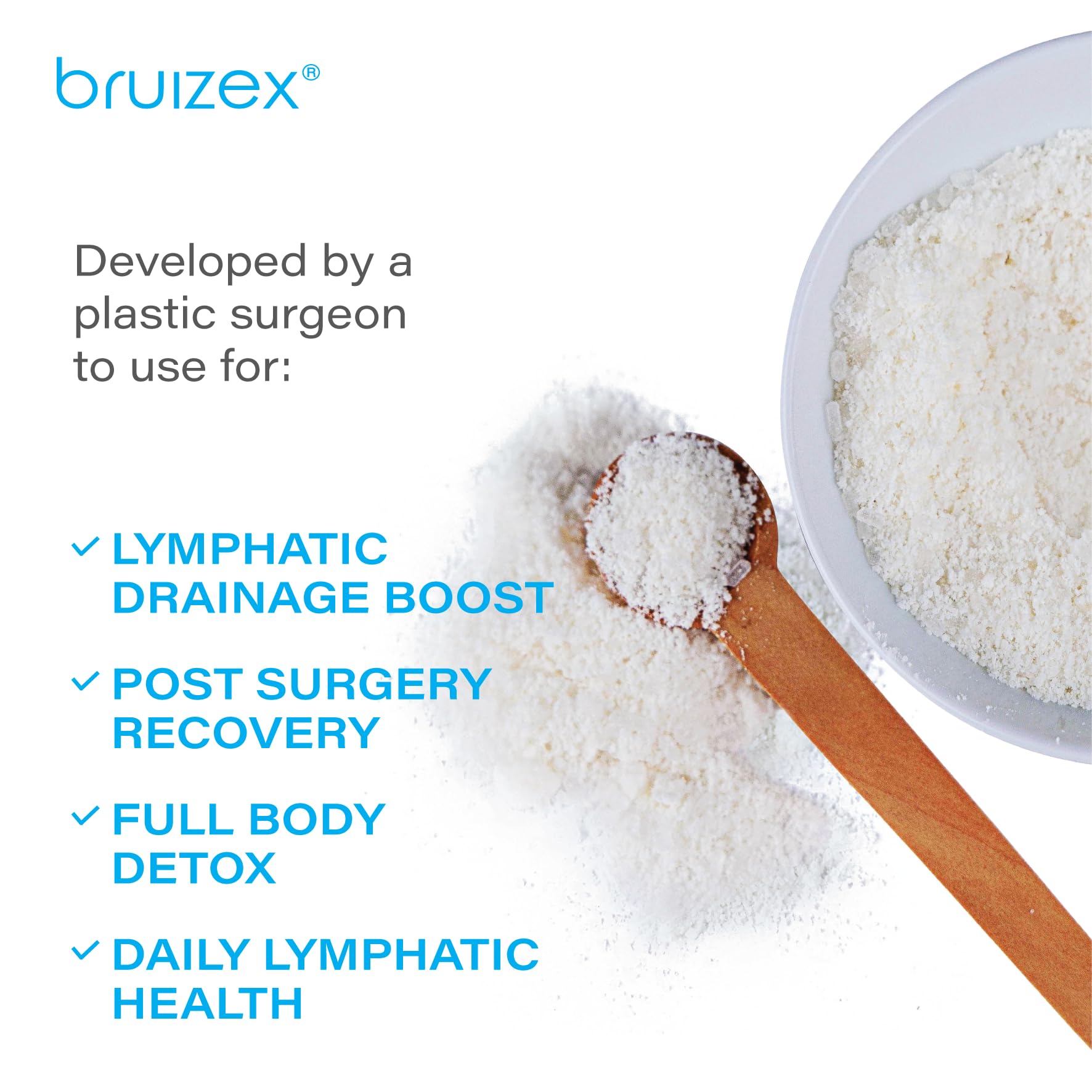 Bruizex Arnica Montana Bath Salts – Lymphatic Drainage & Epsom Bath Soak (1 lb)