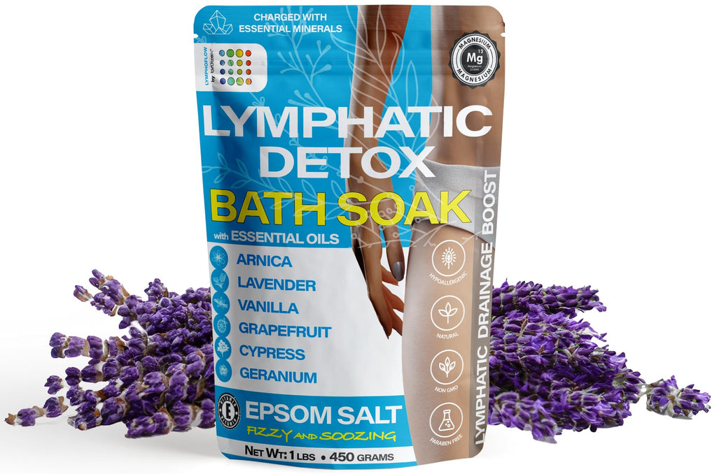 Bruizex Arnica Montana Bath Salts – Lymphatic Drainage & Epsom Bath Soak (1 lb)