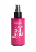 Brujeria Hair Heat Protectant Spray - Anti-Frizz & Straightening Formula with Hyaluronic Acid, Argan & Babassu Oils | Pink