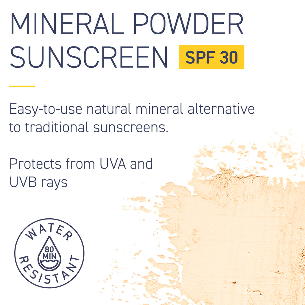 Brush On Block SPF 30 Mineral Powder Sunscreen – Niacinamide, Hyaluronic Acid & Vitamin C | Reef-Friendly, Water-Resistant, USA-Made