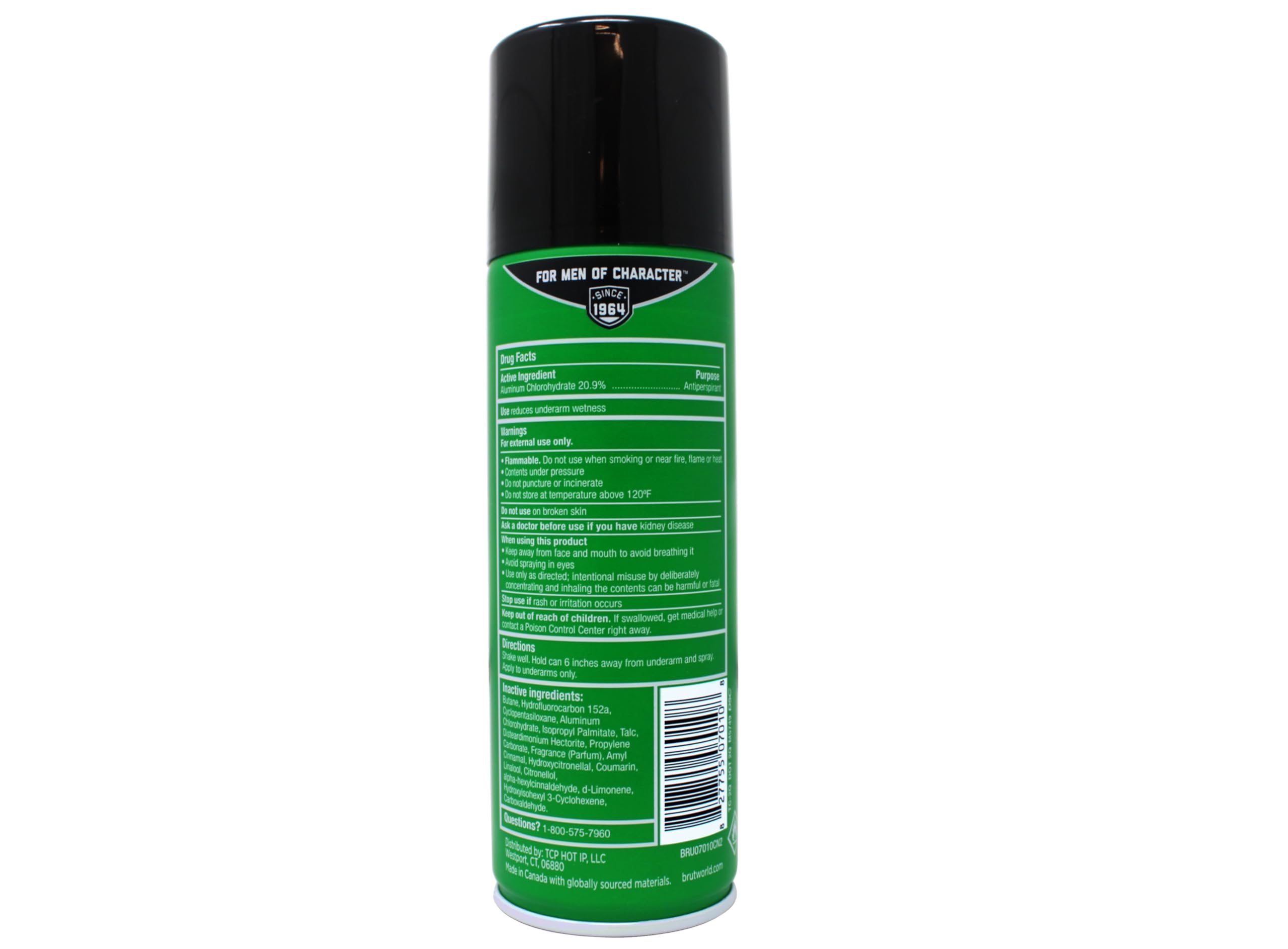 Brut Deodorant Aerosol 6oz Classic Scent – 6 Pack Anti-Perspirant & Deodorant