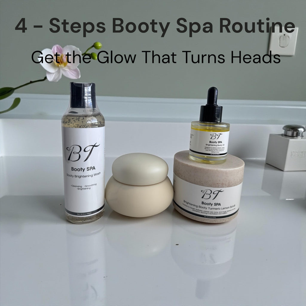 BT Booty Spa Scrub Set – Turmeric Lemon Booty Care for Smoother, Brighter Skin