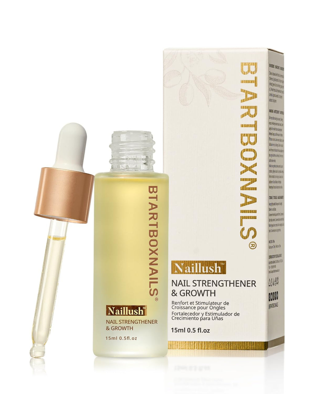 BTARTBOXNAILS Naillush Nail Strengthener & Growth – Repair & Strengthen Nails (15ml)