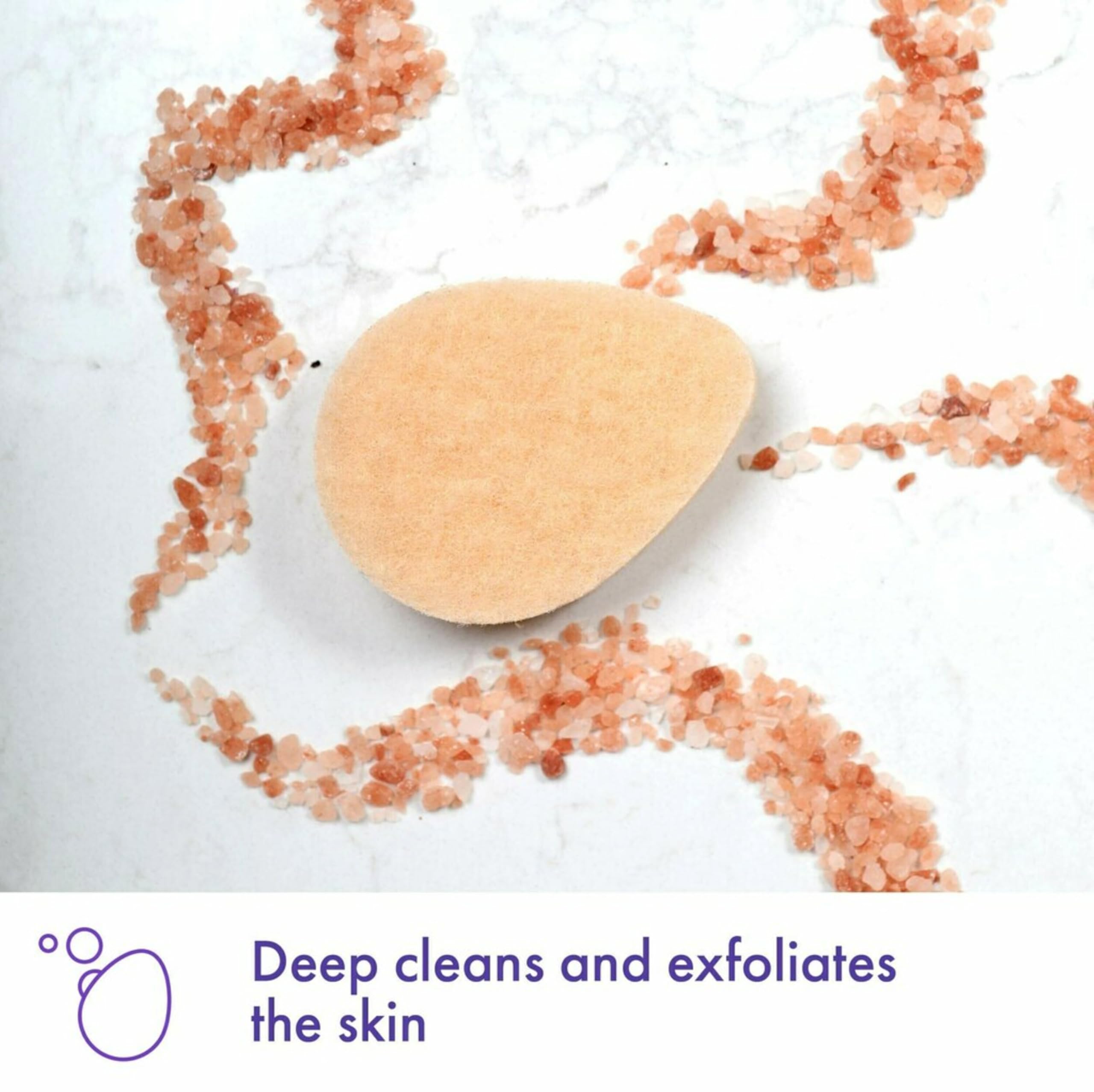 Buf-Puf Gentle Facial Sponge – Dermatologist-Developed Daily Cleanse & Exfoliation, 6 Count