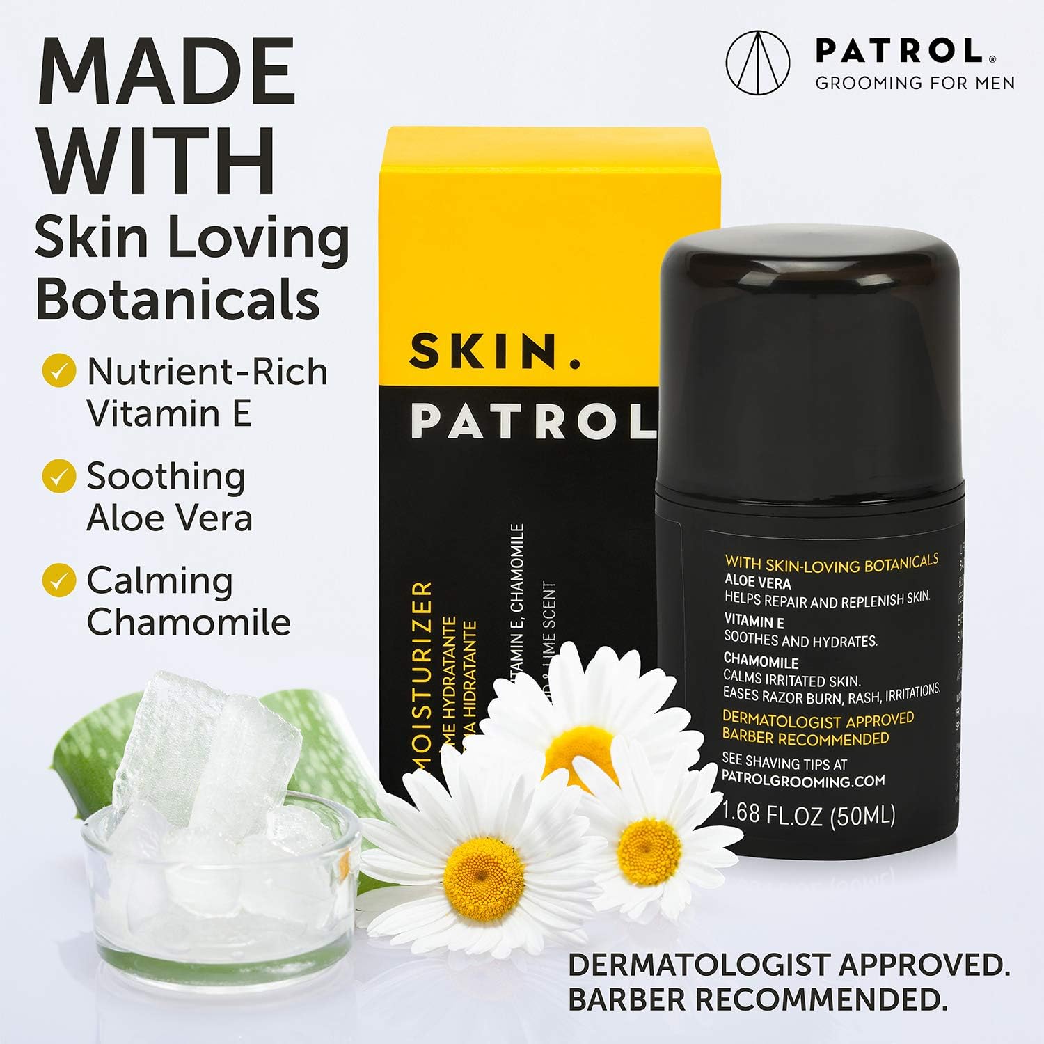 Bump Patrol Everyday Skin Moisturizer – Aloe Vera, Vitamin E, Chamomile | 4-Pack