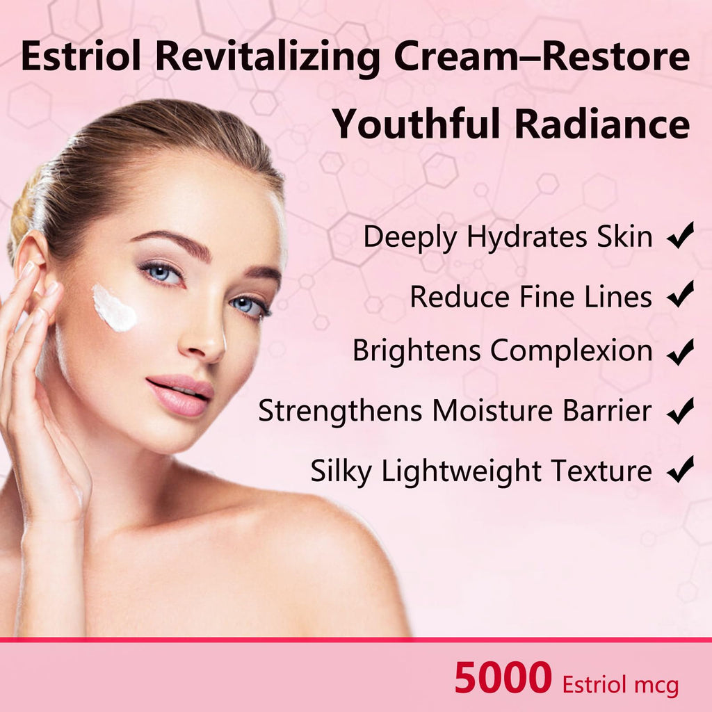 BUNUSS Estriol Face Cream for Women – Natural Bioidentical Moisturizer with Wild Yam