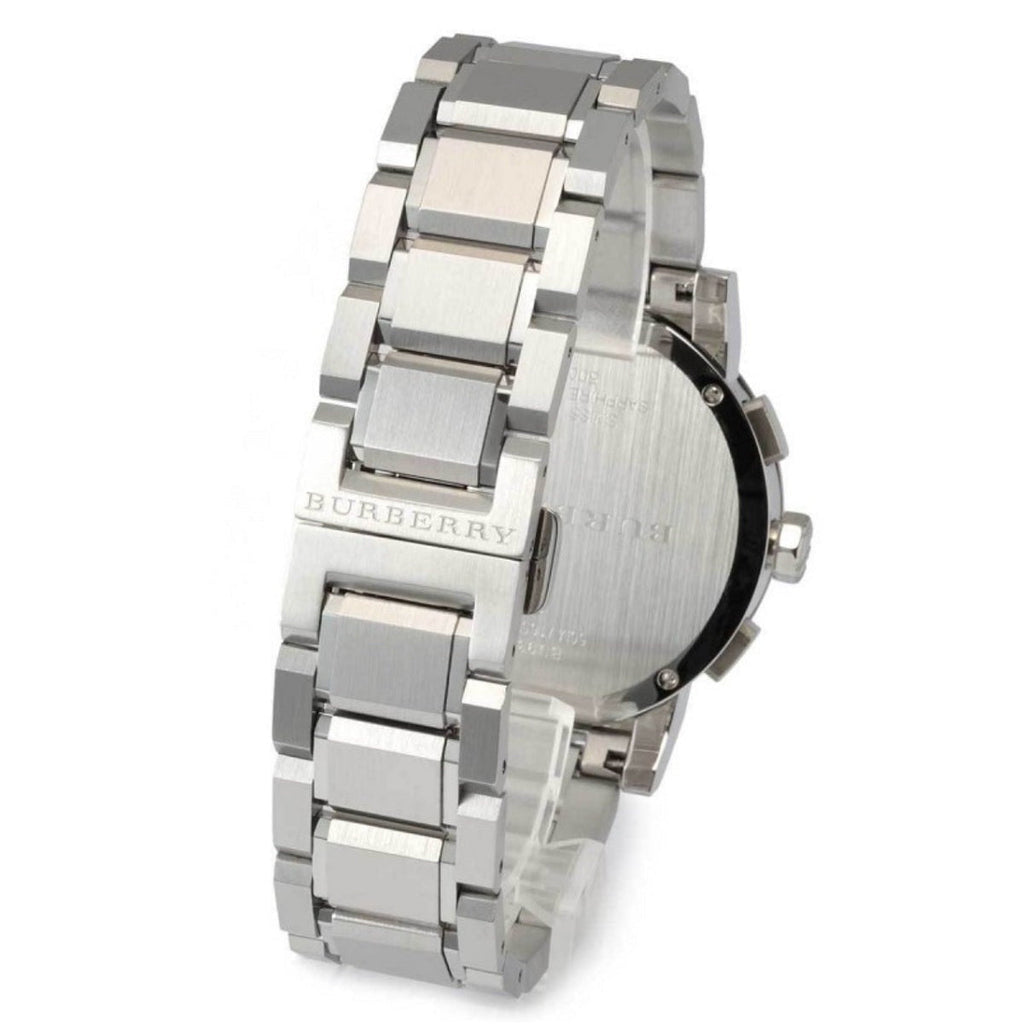 Burberry BU9351 The City Men's Silver & Black Chronograph Watch