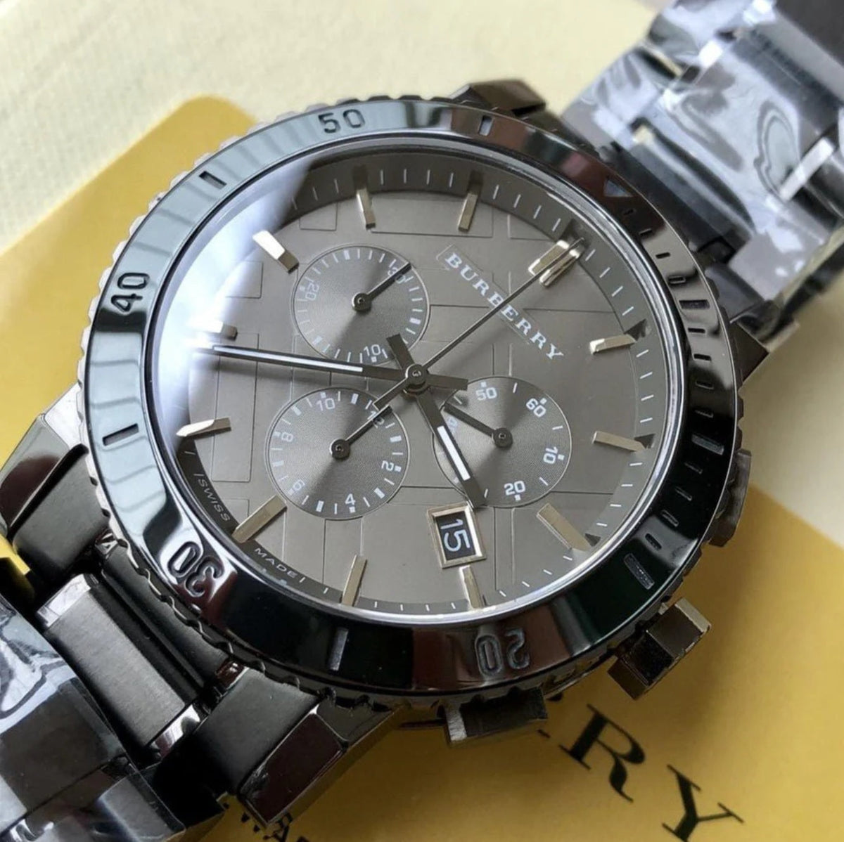 Burberry BU9381 The City Men's Watch Grey Dial