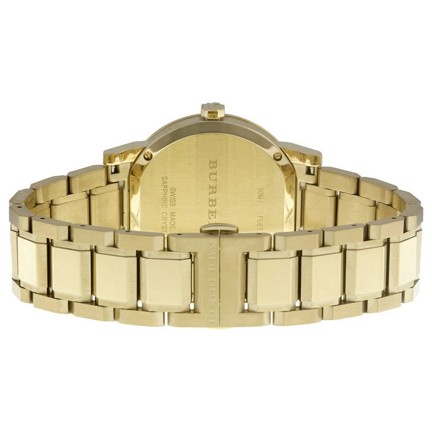 Burberry BU9033 The City Unisex Gold Watch