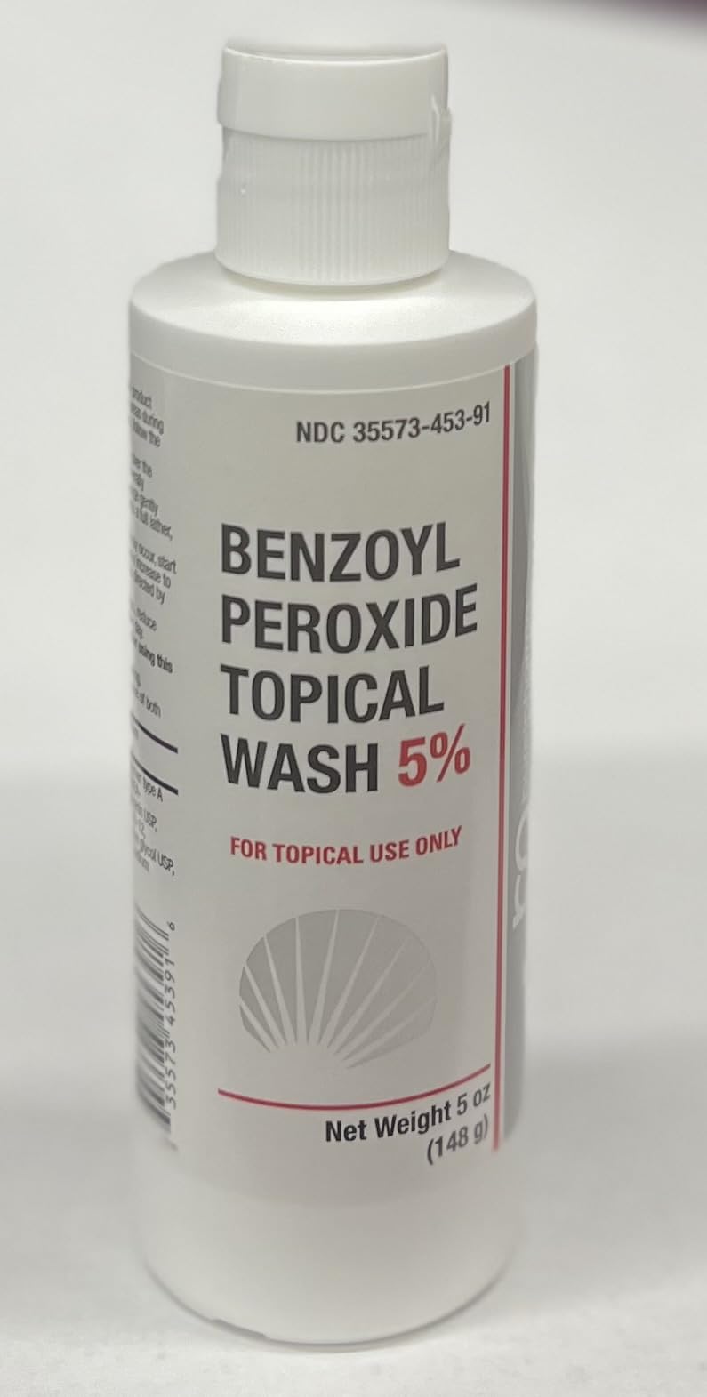 BurelPharma Benzoyl Peroxide 5% Face Wash – 5oz Acne Cleanser