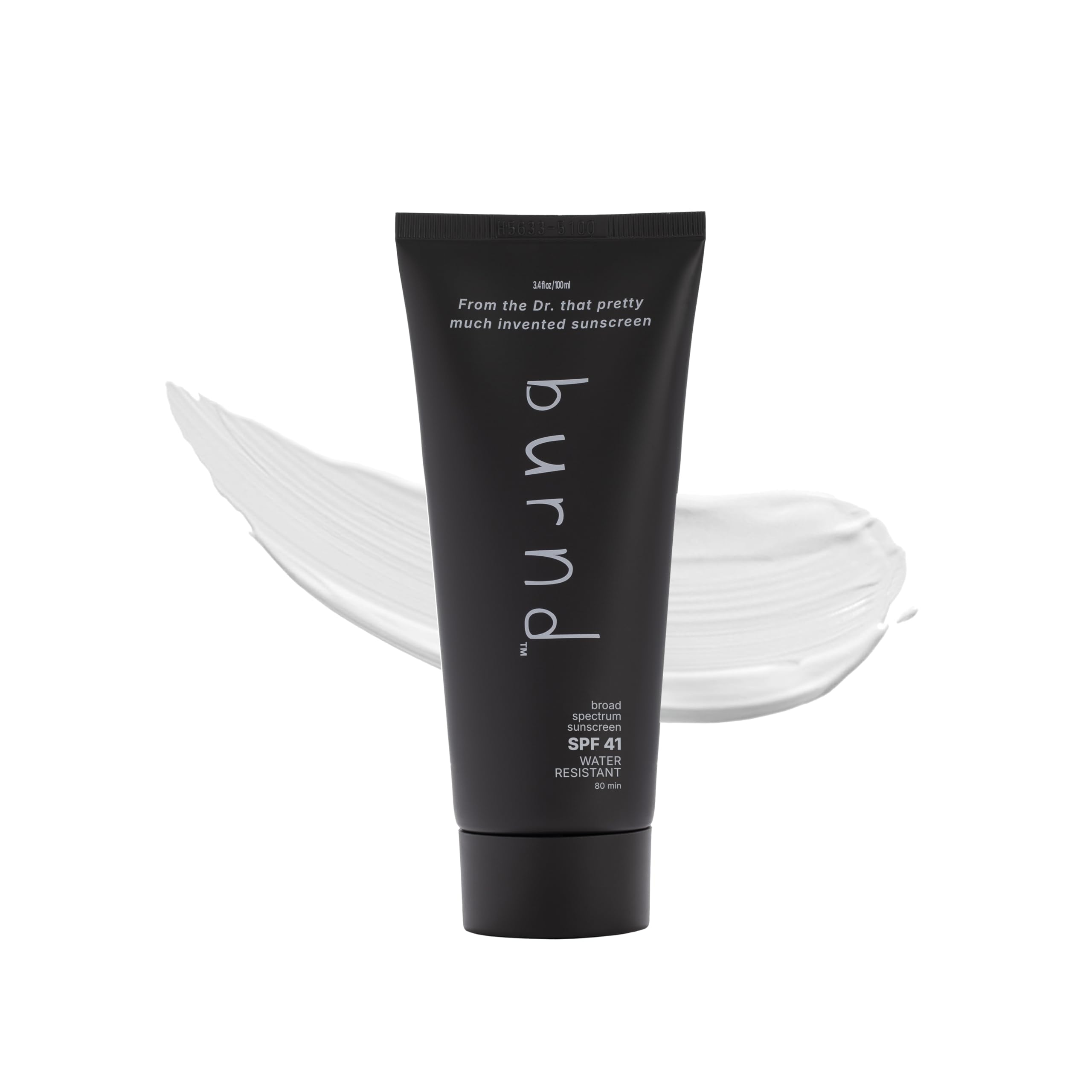 burnd SPF41 Broad Spectrum Sunscreen — 80 Min Water-Resistant, Clear Dry Finish