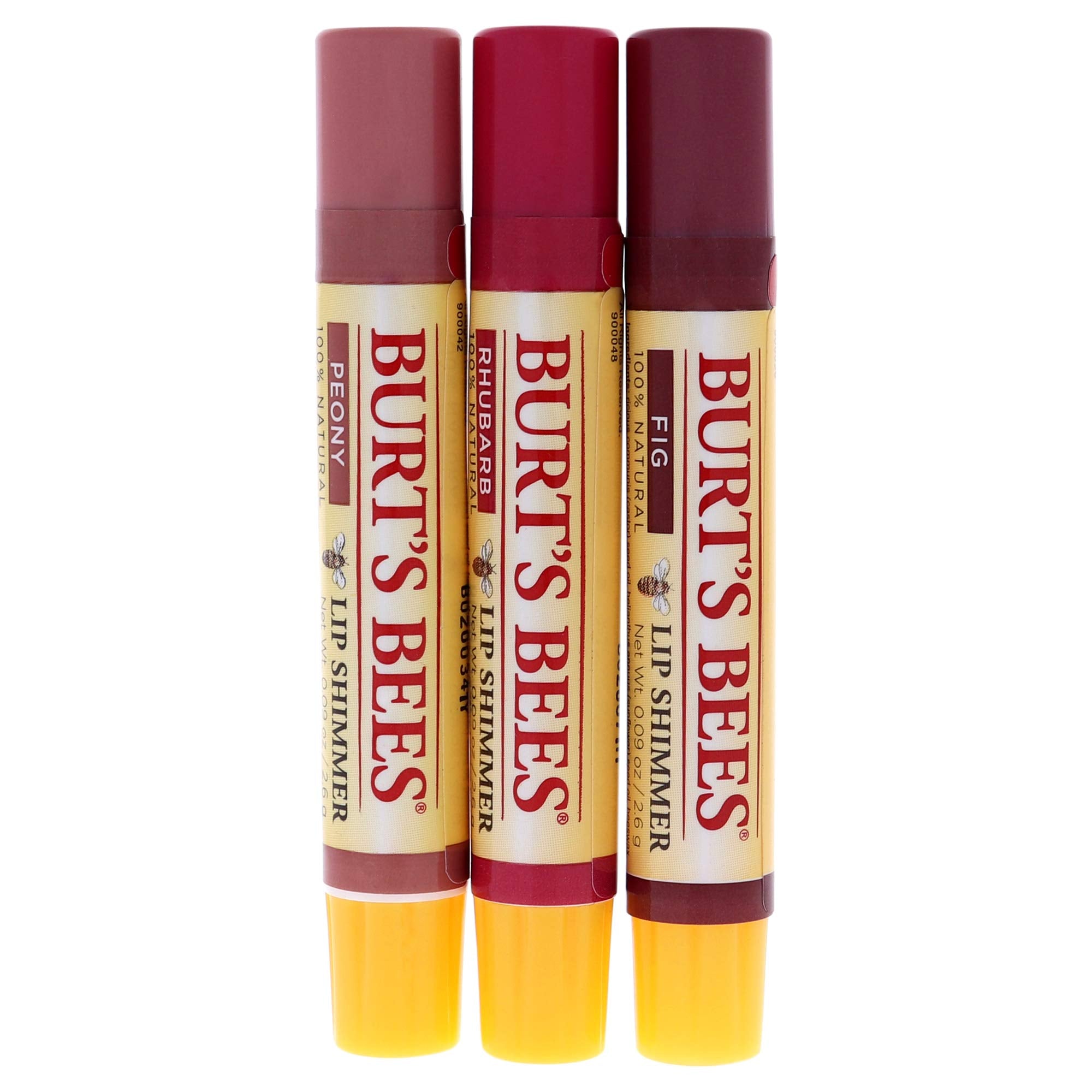 Burt's Bees Kissable Color Warm Lip Shimmer – Peony, Rhubarb & Fig (3 oz)