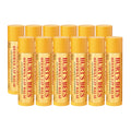 Burt's Bees Lip Balm Original Beeswax 12-Count Pack | Tint-Free, 0.15 oz Tubes
