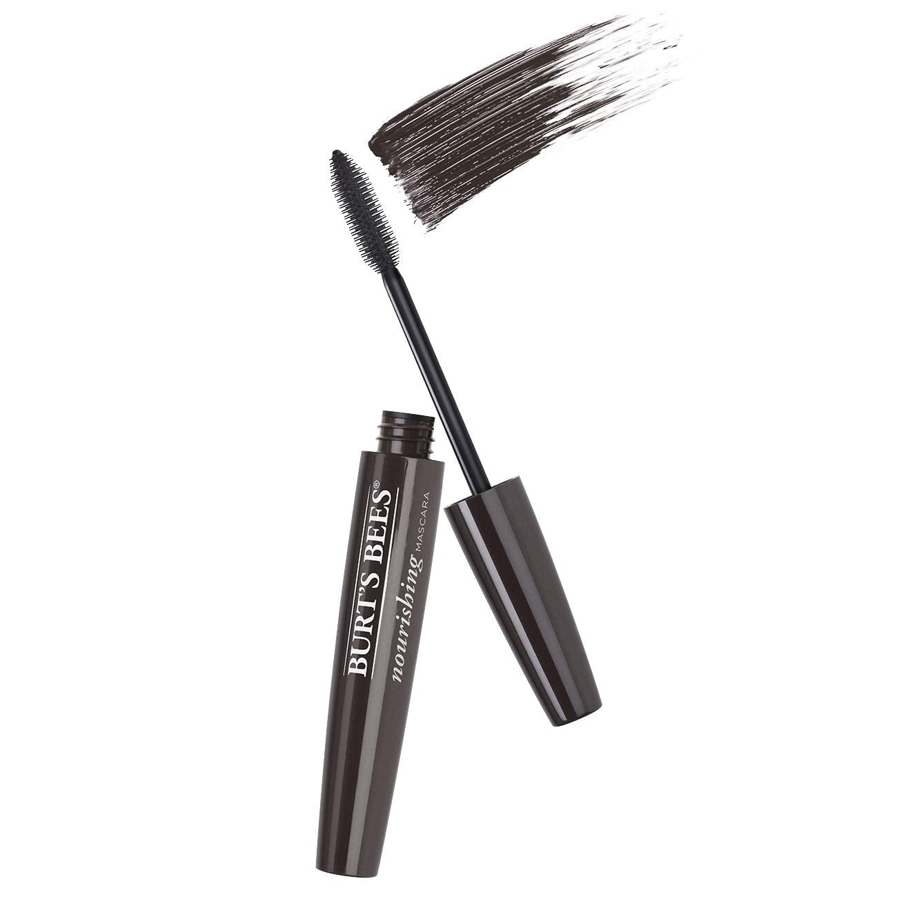 Burt's Bees 100% Natural Nourishing Mascara Black Brown - 0.4 oz (Pack of 2)