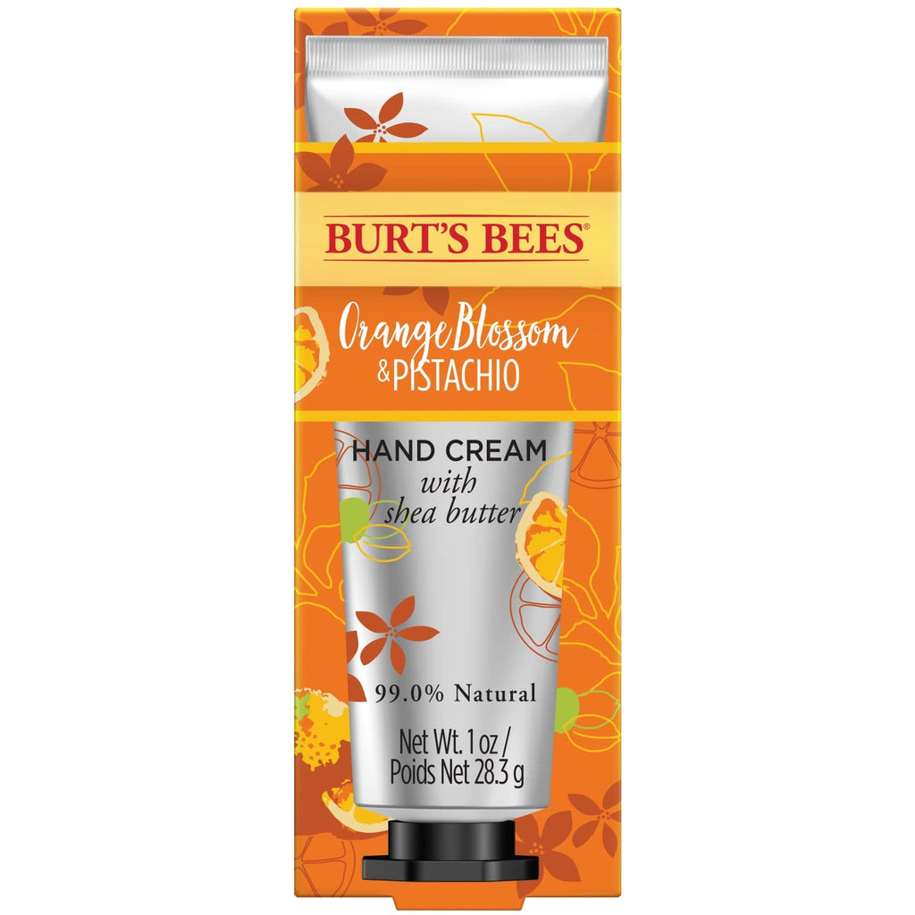 Burt's Bees Orange Blossom & Pistachio Hand Cream with Shea Butter – 1 oz