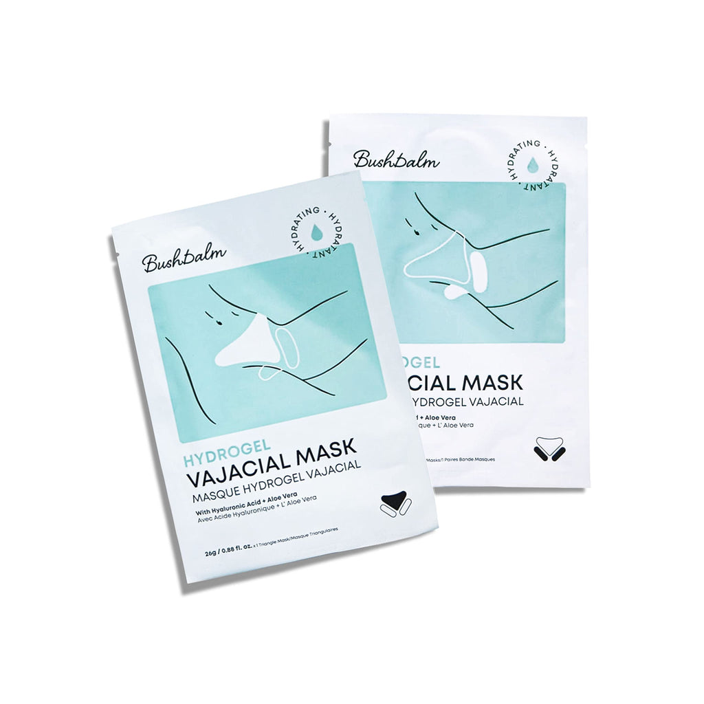 Bushbalm Hydrogel Vajacial Mask – Hydrating Bikini Line Care (1 Full Mask Set)