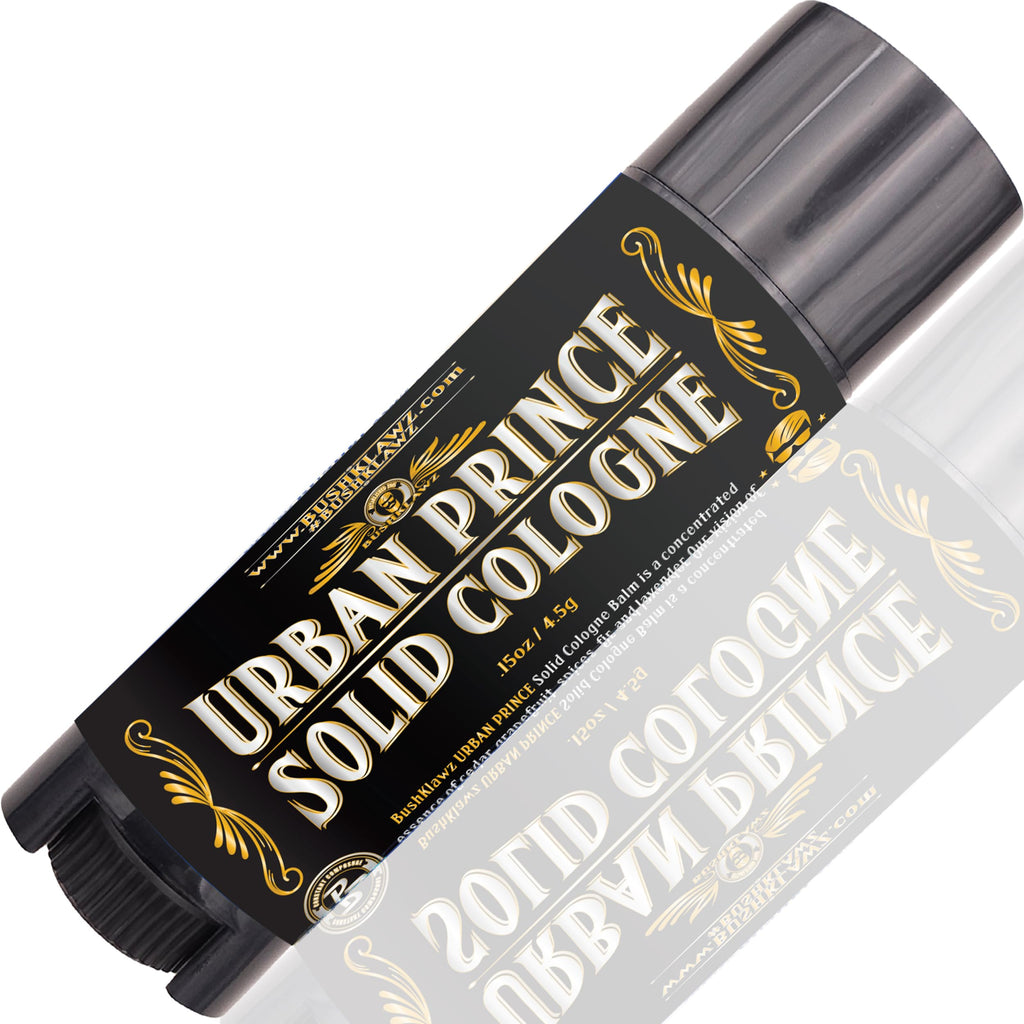 BushKlawz Travel Size Solid Cologne Sampler — 4 Prince Scents