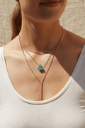Louche Papillon 3 Strand Pendant Necklace