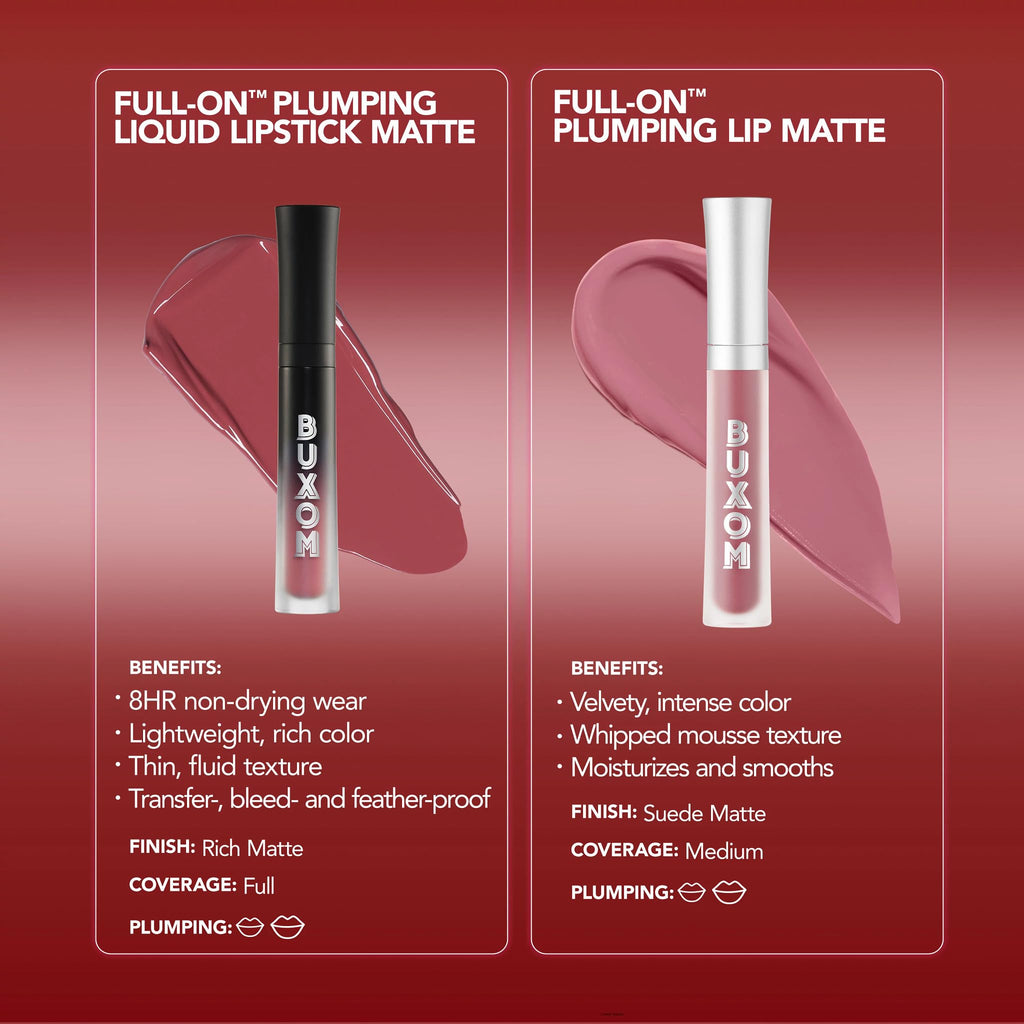 Buxom Full-On Plumping Liquid Matte Lipstick Angel Baby | Hydrating Matte Color