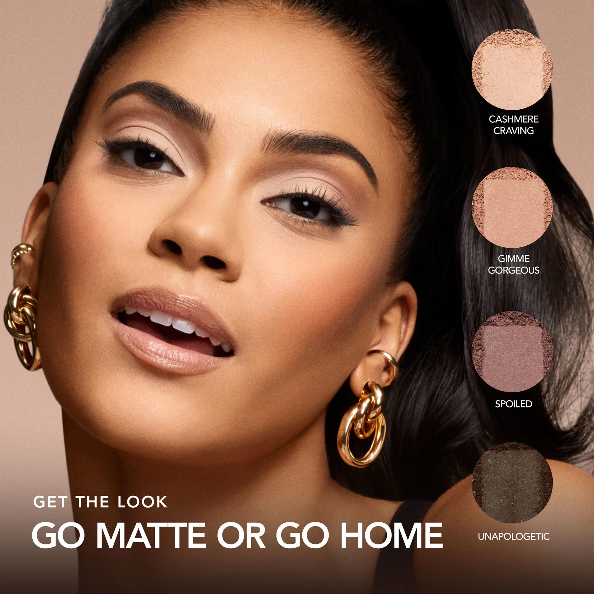 BUXOM Iconic Nudes Eyeshadow Palette – Long-Lasting Primer-Infused Shades