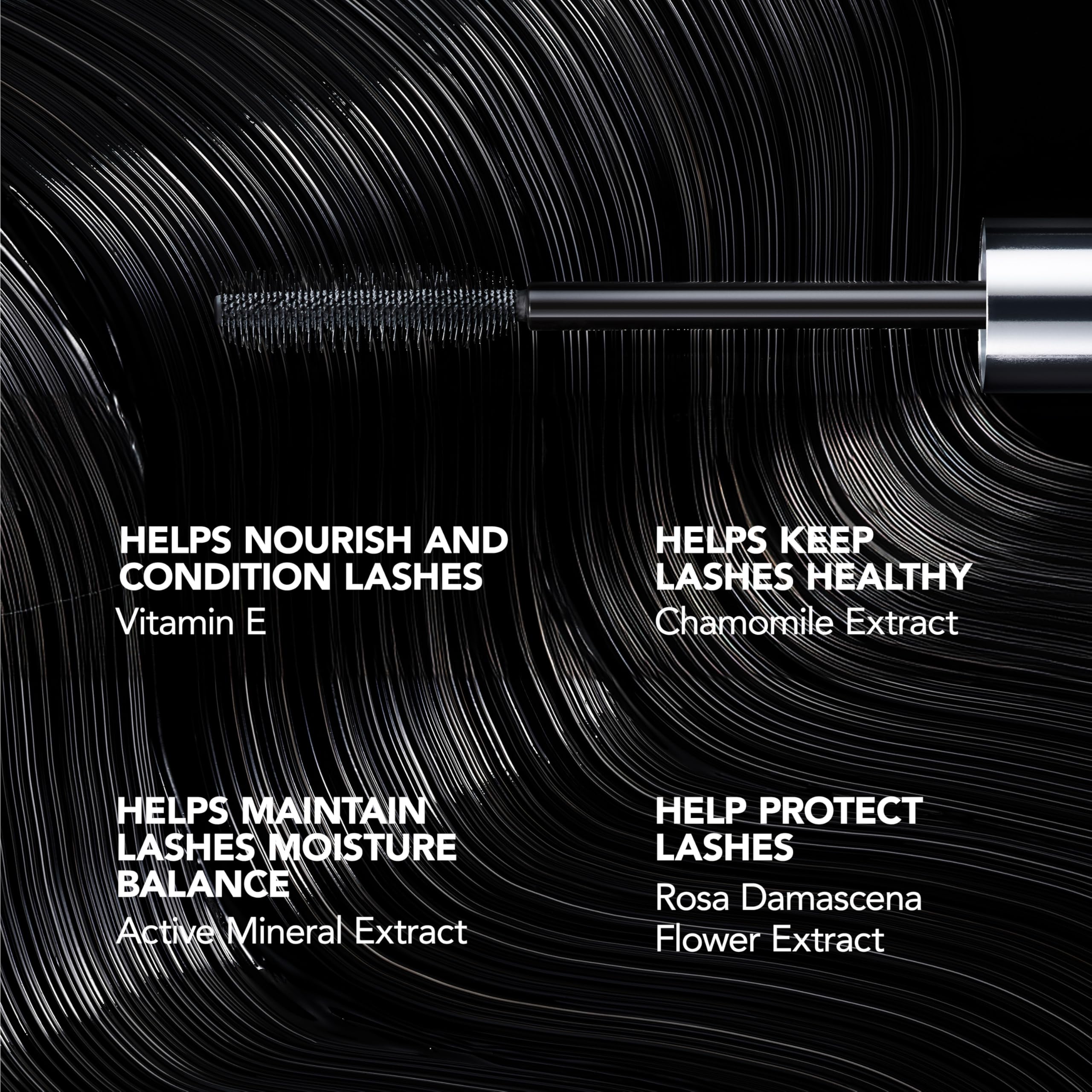 BUXOM Lash Volumizing Mascara – Blackest Black (Travel Size) | 3x Volume