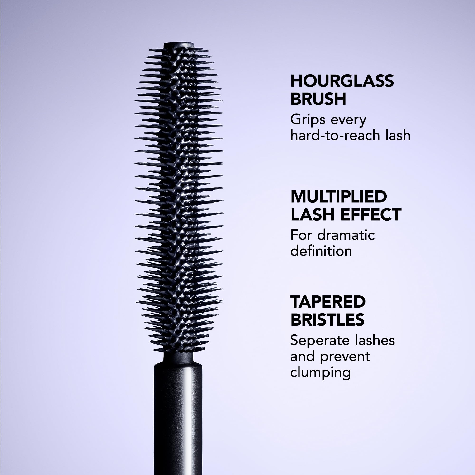 BUXOM Lash Volumizing Mascara – Blackest Black (Travel Size) | 3x Volume