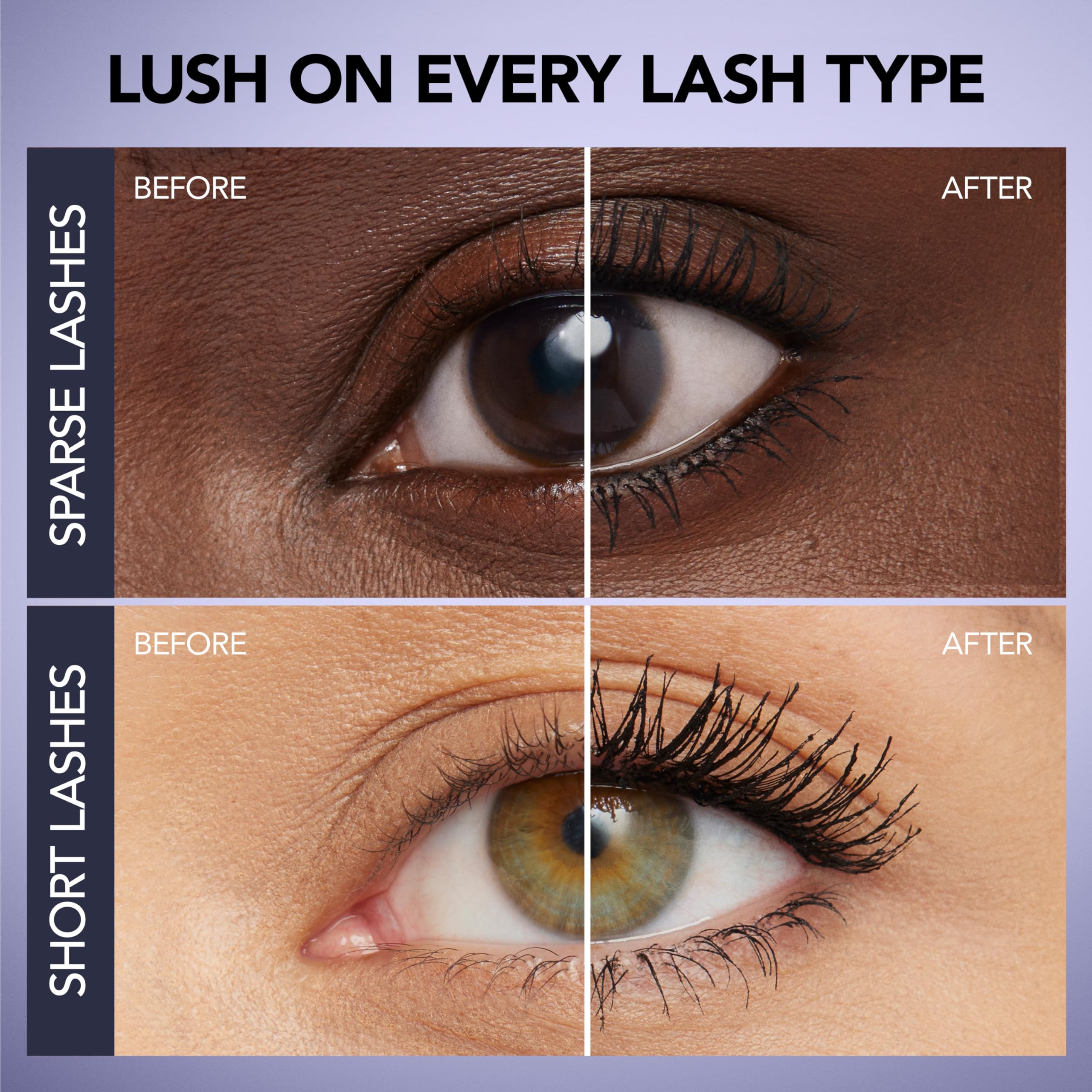 BUXOM Lash Volumizing Mascara – Blackest Black (Travel Size) | 3x Volume